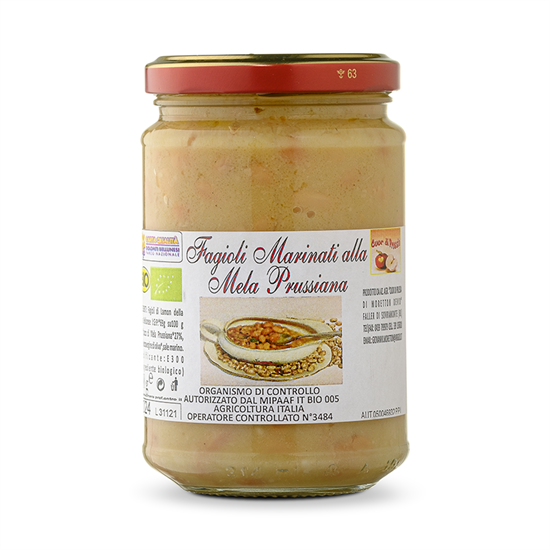 FAGIOLI MARINATI ALLA MELA PRUSSIANA