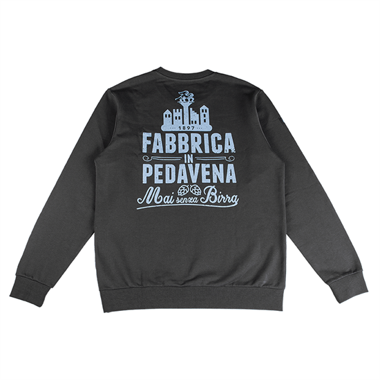 Felpa Con Cappuccio Uomo Lisca Di Pesce Grigia – Cotone 100% – Taglia XXL